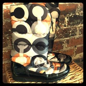 Light-weight Coach winter boots (size 8.5)